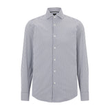 Camicia in cotone bastoncino 50490337 10248756 01 001 BOSS Black 