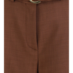 Pantaloni con cintura 106492A2W6 L78 PINKO Marrone terra x piante 