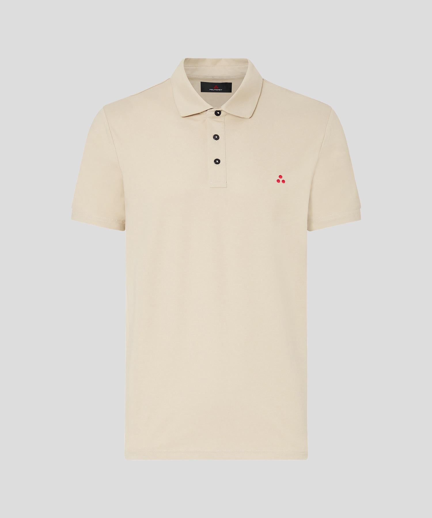 Polo manica corta PEU5471 99012182 794 PEUTEREY Beige 