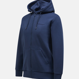Felpa con zip e cappuccio G79569 010 PEAK PERFORMANCE Blue shadow 