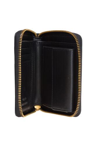 Portafoglio quadrato zip-around in pelle 100249A0F1 Z99Q PINKO Nero-antigue 