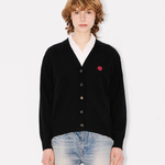 Cardigan in lana merinos FF62CA7173LB 99J KENZO Black 
