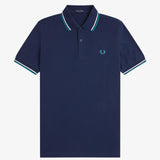 Polo manica corta M3600 86A FRED PERRY Tnsbl/snwht/dpmt 