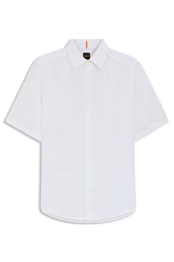 Camicia manica corta 50537382 10267858 01 100 BOSS White 
