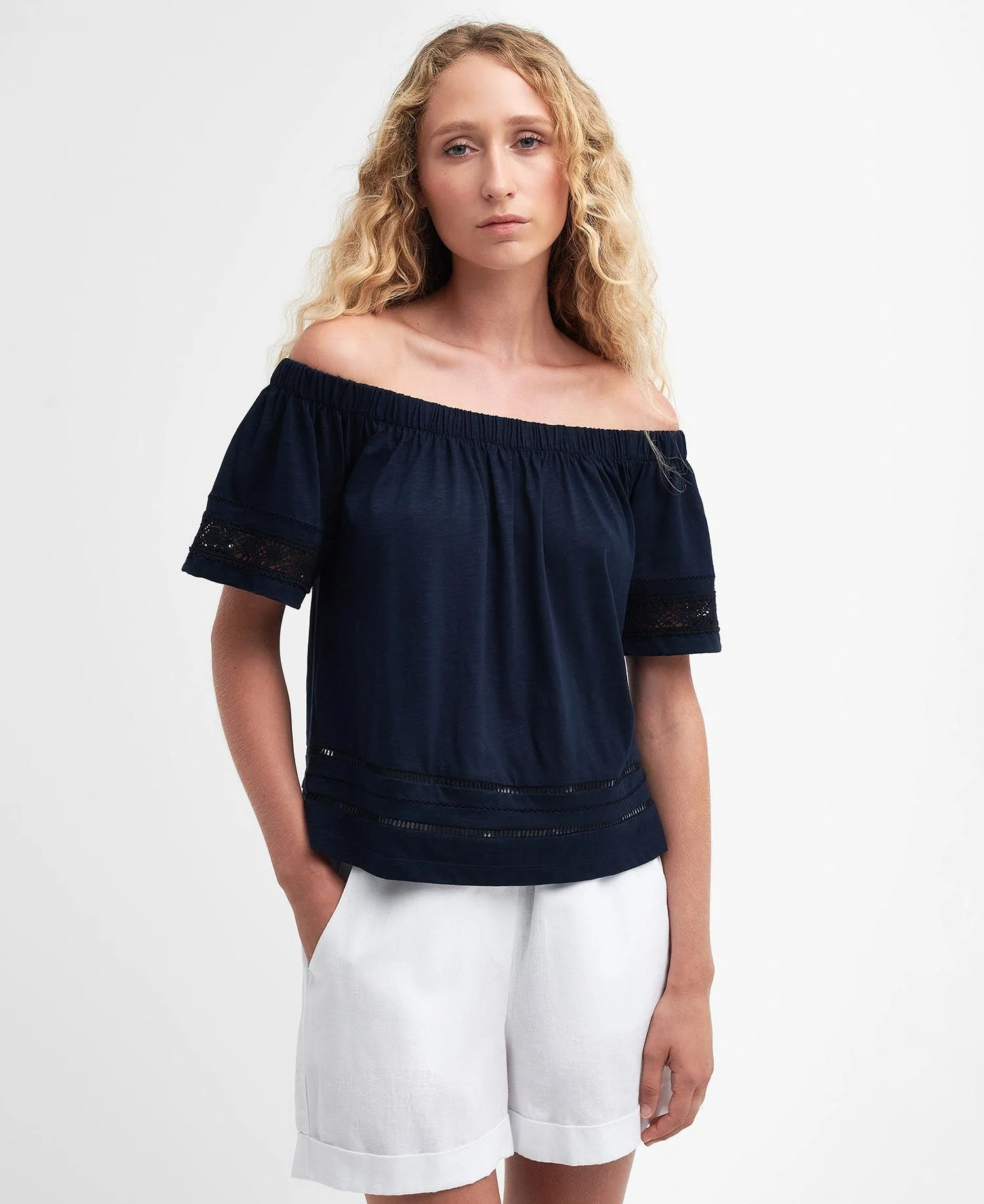 Maglia a spalle scoperte LML0852 LML NY73 BARBOUR Navy 