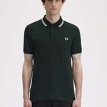 Polo manica corta M3600 T50 FRED PERRY Nightgreen/snwht 