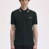 Polo manica corta M3600 T50 FRED PERRY Nightgreen/snwht 