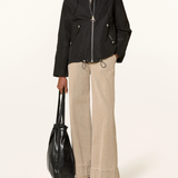 Giubbotto in nylon con cappuccio staccabile LSP0307 LSP BK11 BARBOUR Black/dress tartan 