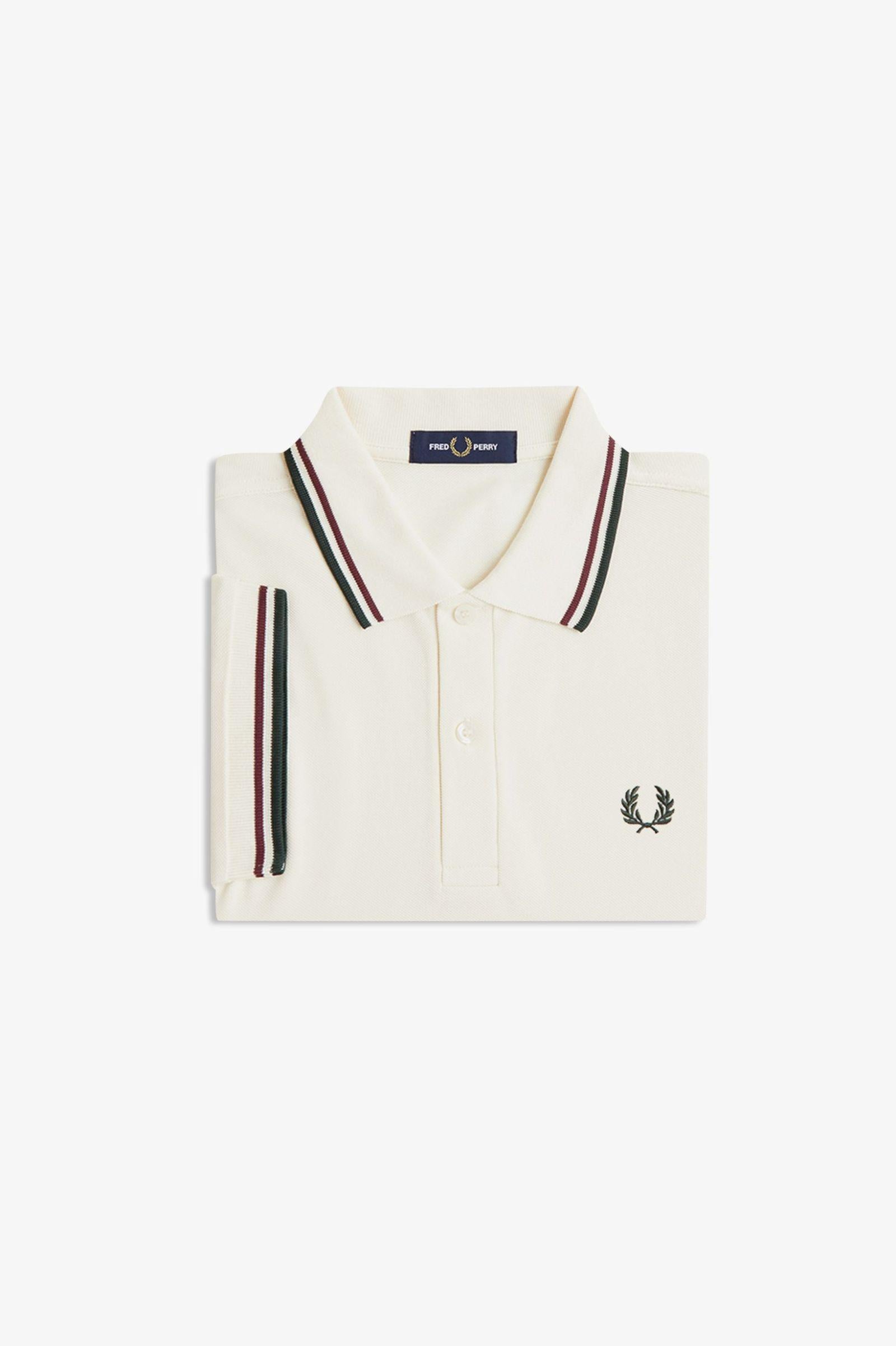 Polo manica corta M3600 84A FRED PERRY Ecr/oxbld/grsrts 