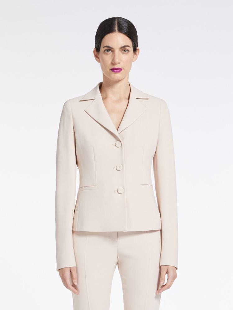 Blazer in cady Agiate 2360410334 014 MAX MARA STUDIO Poudre 