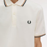 Polo manica corta M3600 79B FRED PERRY Ecru/drkml/blk 