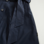 Vestito chemisier in popeline di puro cotone con cintura CFWWDR2022FRUT3944 3989 WOOLRICH Melton blue 