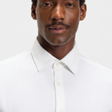 Camicia slim fit in tessuto performance 50545163 10268245 01 100 BOSS White 