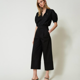 Pantaloni cropped 241TT2073 00006 TWIN SET Nero 