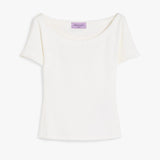 Top in jersey 251594101 004 MAX MARA WEEKEND Avorio 