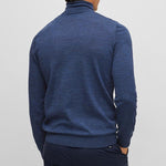 Maglia collo alto in lana merinos 50468262 10241489 01 430 BOSS Bright blue 
