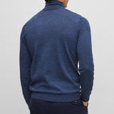 Maglia collo alto in lana merinos 50468262 10241489 01 430 BOSS Bright blue 
