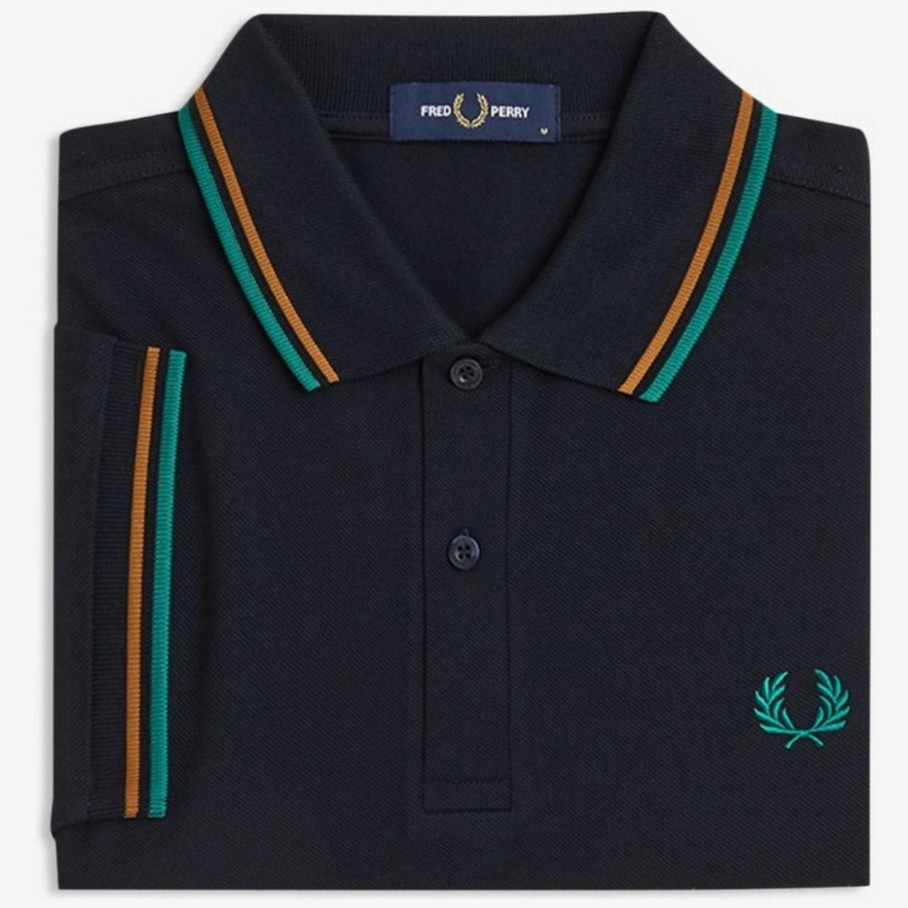 Polo manica corta M3600 86B FRED PERRY Navy/drkcml/spgr 