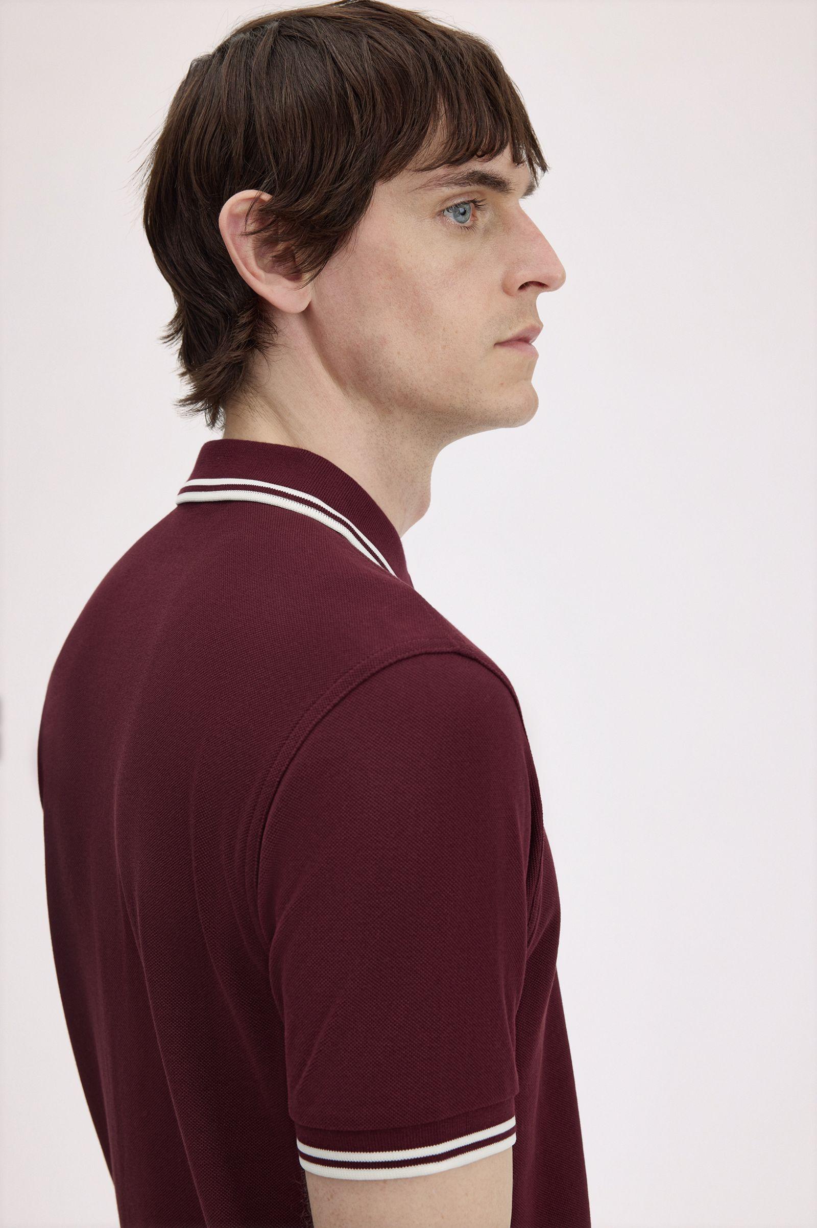Polo manica corta M3600 597 FRED PERRY Oxblood 