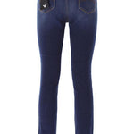 Jeans a vita alta e gamba super skinny in denim stretch misto lyocell 6R2J20 2DAXZ 0941 EMPORIO ARMANI Blue denim 