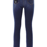 Jeans a vita alta e gamba super skinny in denim stretch misto lyocell 6R2J20 2DAXZ 0941 EMPORIO ARMANI Blue denim 