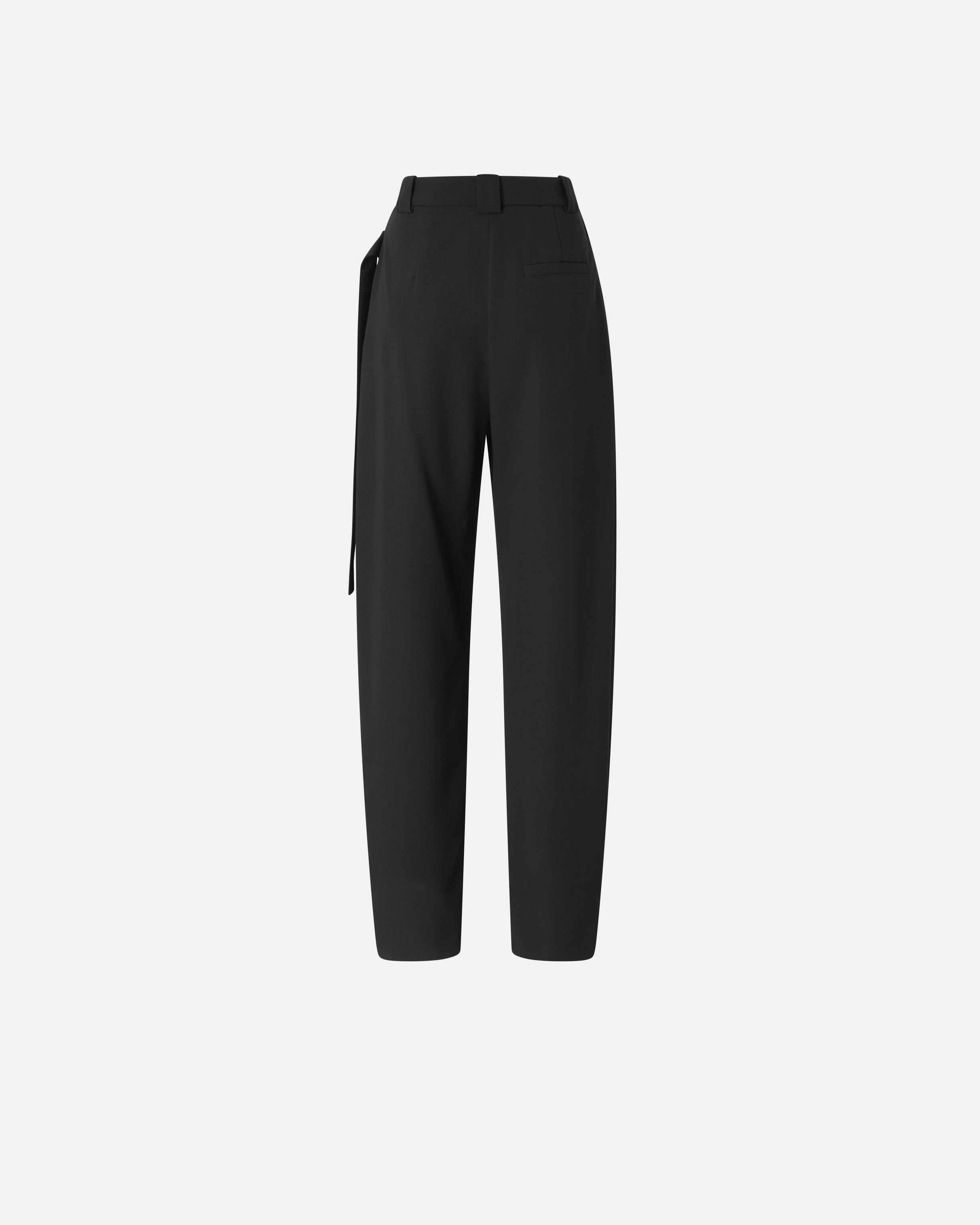 Pantaloni wide leg a portafoglio 105570A18E Z99 PINKO Nero limousine 
