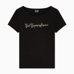 T-Shirt in jersey stretch 7W000978 AF10373 UC001 EA7 Black 