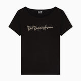 T-Shirt in jersey stretch 7W000978 AF10373 UC001 EA7 Black 