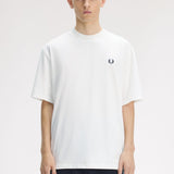 T-Shirt manica corta con stampa sul dietro M2475 129 FRED PERRY Snow white 