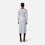 Maglione in misto cashmere con bottoni gioiello MK32S57E2 EA7 ELISABETTA FRANCHI Starlight 