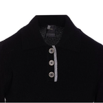 Polo in lana manica corta 105450A2Q9 Z99 PINKO Nero limousine 