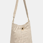 Borsa a spalla in ecopelle 12401969 381 ERMANNO FIRENZE Ivory 