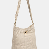 Borsa a spalla in ecopelle 12401969 381 ERMANNO FIRENZE Ivory 