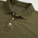 Polo Mackinack tinta in capo in piqué di cotone elasticizzato CFWOPO0065MRUT1483 6006 WOOLRICH Greenstone 