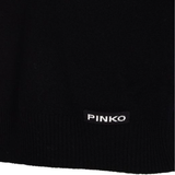 Polo in lana manica corta 105450A2Q9 Z99 PINKO Nero limousine 
