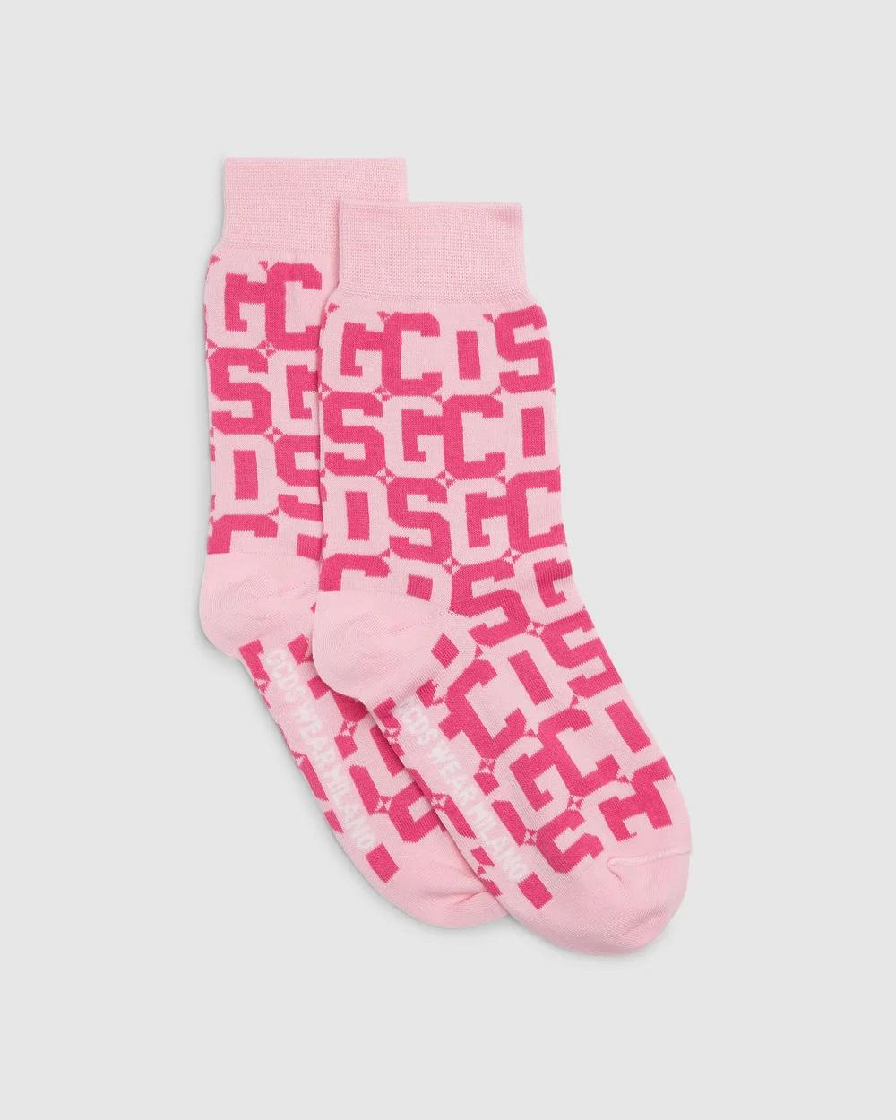 Calze logate AI22W550105 PINK 06 GCDS Pink 