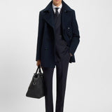 Peacoat in lana e cachemire 50551081 10273687 01 404 BOSS Dark blue 
