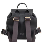 Zainetto multitasche in pelle bottalata 104351A1LF Z99Q PINKO Nero-antique gold 