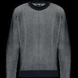 Maglia girocollo a coste inglesi 6D1MXA 1MJHZ 0920 EMPORIO ARMANI Blu navy 