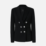 Blazer in tessuto tecnico punto stoffa 100256A24C Z99 PINKO Black 