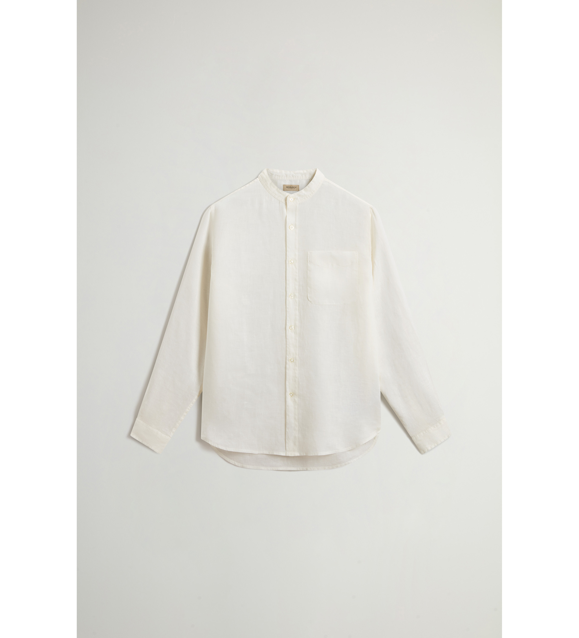 Camicia in lino CFWOSI2034MRUT5284 8270 WOOLRICH Arctic white 