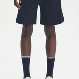 Bermuda in felpa di cotone S8505 608 FRED PERRY Navy 