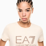 T-shirt in jersey elasticizzato Graphic Series 7W000993 AF18401 U1088 EA7 Beige 