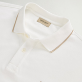Polo in piqué di cotone elasticizzato CFWOPO2000MRUT5348 8270 WOOLRICH Artic white 