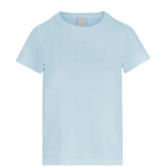 T-Shirt con logo 100355A339 E87 PINKO Azzurro arona 