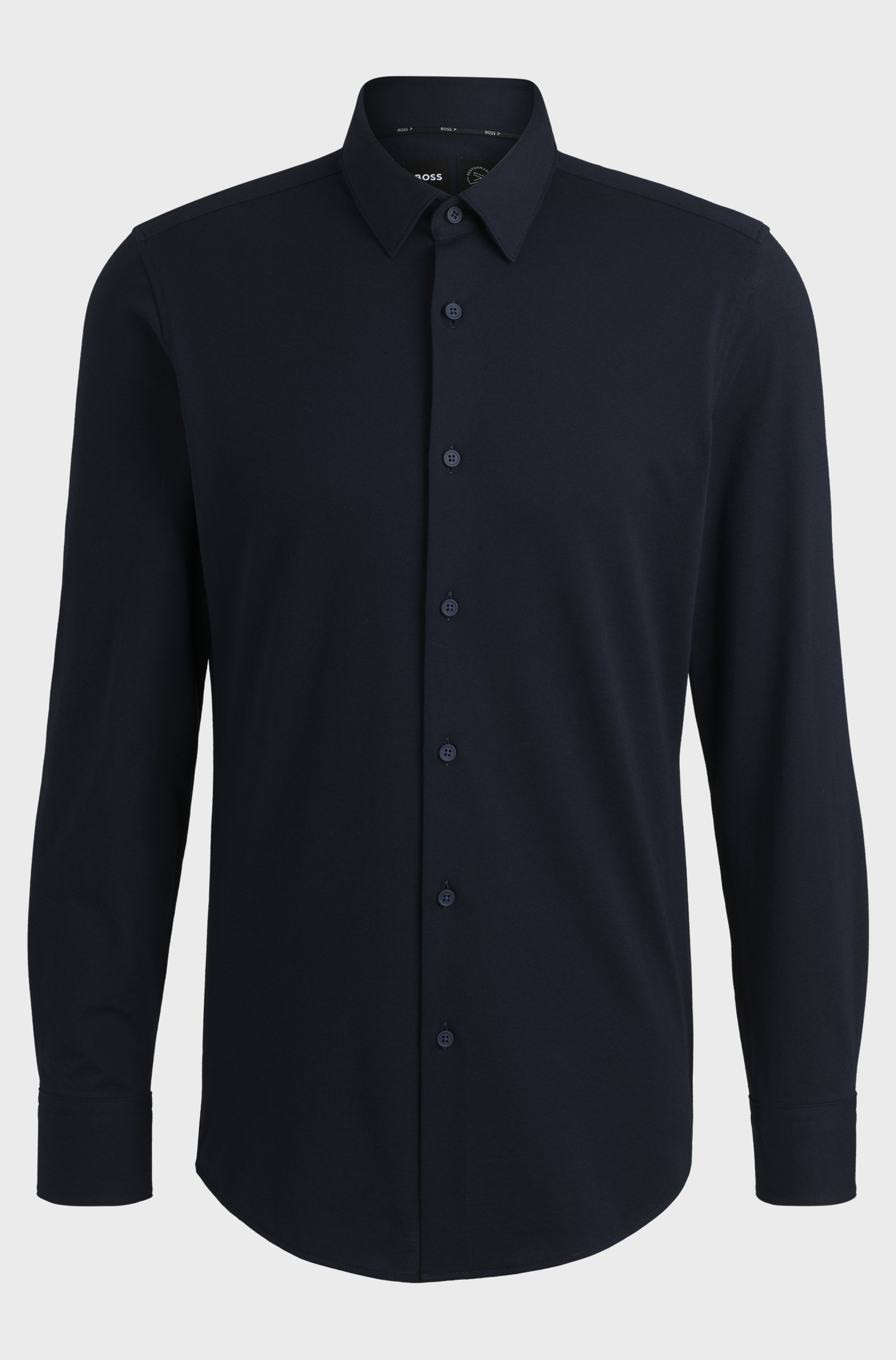 Camicia in jersey 50474283 10239269 01 404 BOSS Dark blue 