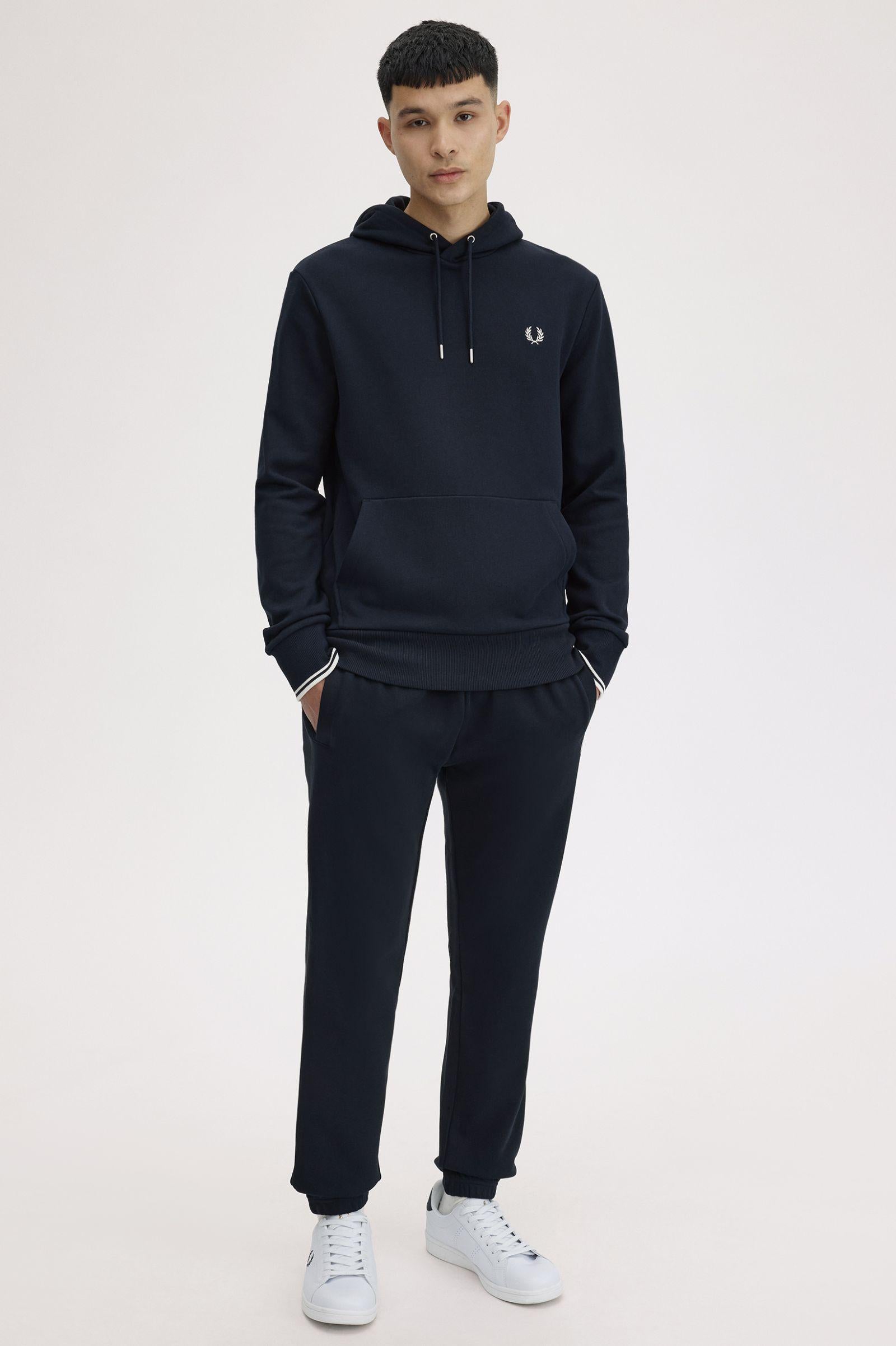Felpa con cappuccio M2643 248 FRED PERRY Navy 