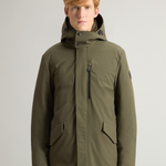 Cappotto in Softshell CFWOOU0792MRUT3496 614 WOOLRICH Dark green 