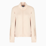 Felpa con zip logata 7W000523 AF13151 U1046 EA7 Beige 