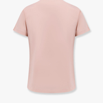 T-Shirt con ricamo logo 100535A2G7 N38 PINKO Rosa-castano pallido 